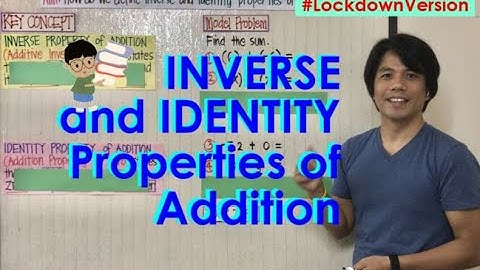 aAIM13: Inverse And Identity Properties Of Addition
