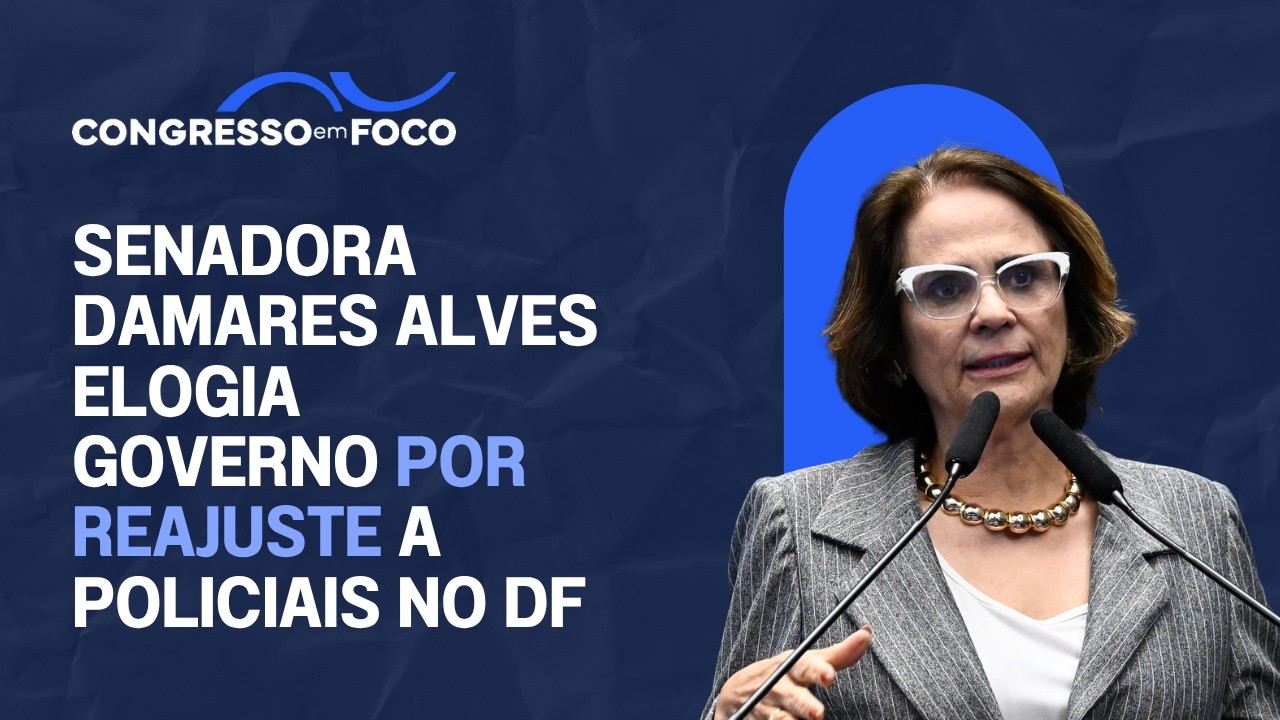 Senadora Damares Alves elogia governo por reajuste a policiais no DF
