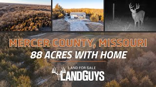 88-Acre Turn-Key Hunting Farm & Lodge in Mercer, MO | Trophy Deer & Income!