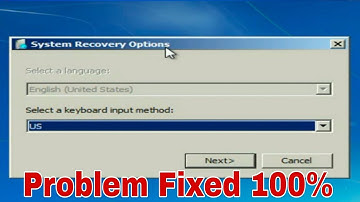 HOW to Fix System Recovery Option in windows 7 | startup repair couldn