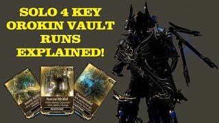 Warframe - Solo 4 Dragon Key Orokin Vault Runs Explained!!