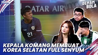 NICE TRY KOMANG! Gol Pertama Korsel Mengenai Kepala Komang | Indonesia VS Korea Selatan AFC U23