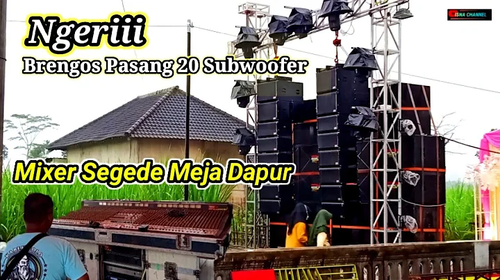 Ngeriii  Brengos Pasang 20 Subwoofer dan Mixer Seg...