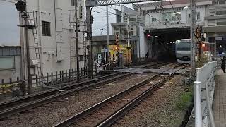 埼京線E233系7000番台ハエ128編成特急新宿行&相鉄11000系11002編成各停湘南台行