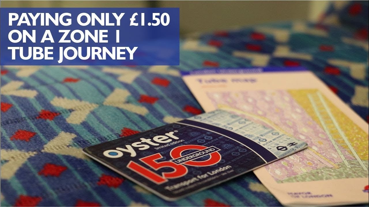 tube journey cost zone 1