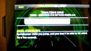 Audiosurf Tilt for the Zune HD