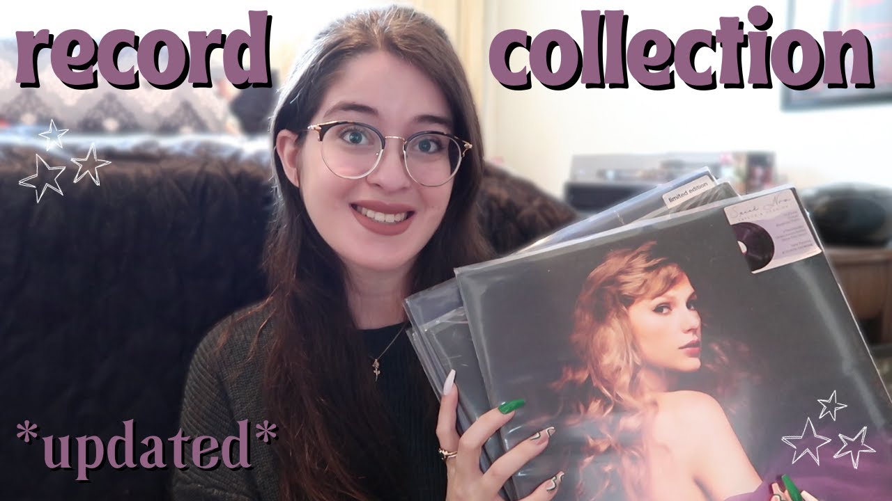 my vinyl record collection!! 🎶🎵 (UPDATED) // (+ 1 BY ONE unboxing