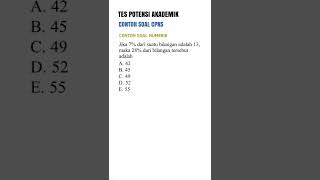 Soal Numerik Tpa Dan Cpns bumn soaltpa soalnumerik numerasi matematikadasar cpns matematika
