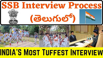 SSB 5 DAYS Interview Process || India