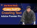💡 Create News -Style Crawling Text in Adobe Premiere Pro | Full Tutorial (Lecture 12)