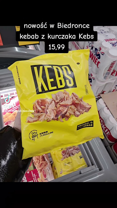 Kebab z kurczaka Kebs już w Biedronce! #kebab #nowość #biedronka #kebs