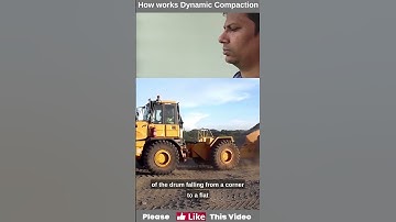 How works Dynamic Compaction😐🙂 #shorts