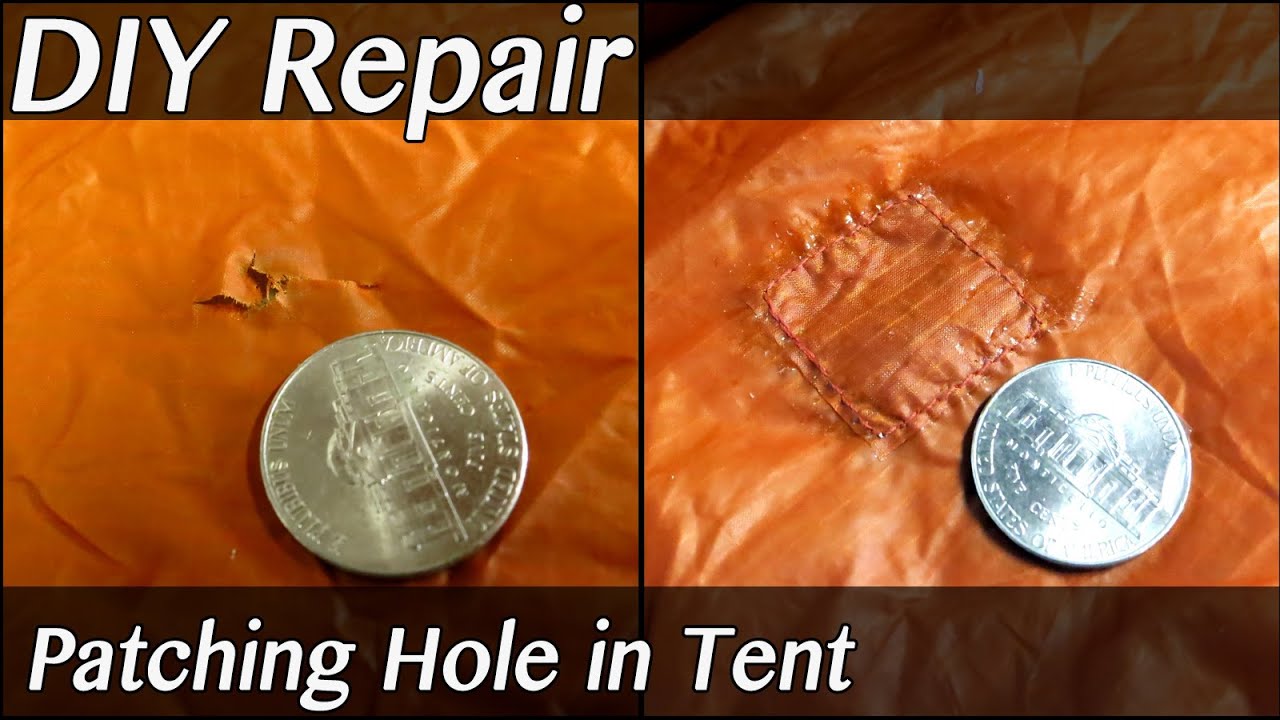 How To: Diy Backpacking Tent Hole Or Tear Repair - Youtube