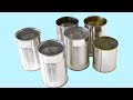 3 SUPER EASY TIN CAN DESIGNS! Tin Can Recycle Crafts