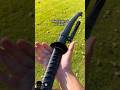 We Made a BEAUTIFUL Obsidian Katana!! #japanesekatanasword #fact_sidebd1m