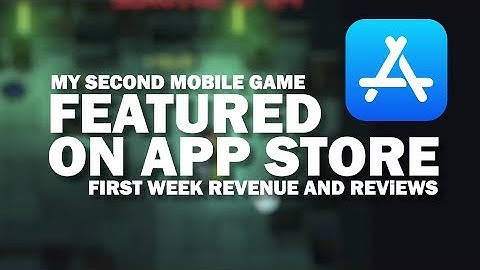 My second mobile game gets featured on App Store/Revenue 1 week since launch
