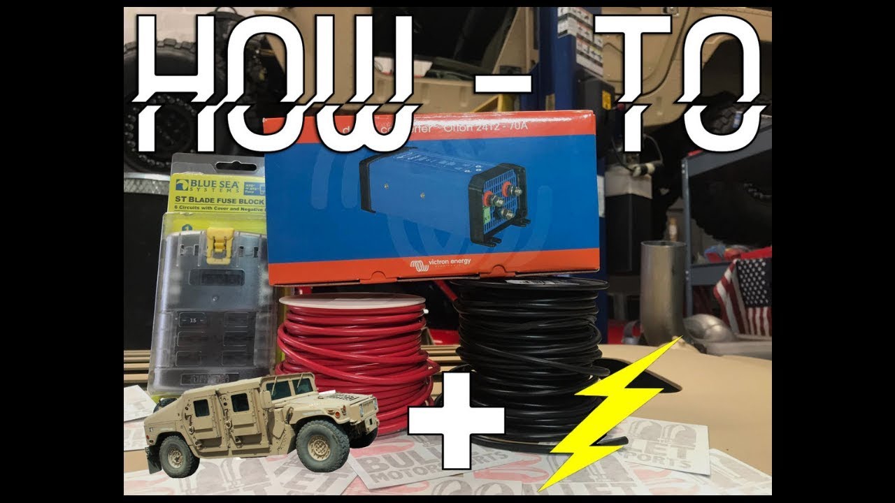 How To Convert Military 24 Volt To 12 Volt