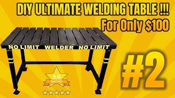 $100 Welding Table Build: DIY - Part 2