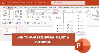 Stop Using Boring Bullet Points in PowerPoint | Presentation Design Tips