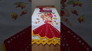 pano de prato boneca R$35,00#crochet #shortvideo #empreendernoartesanato