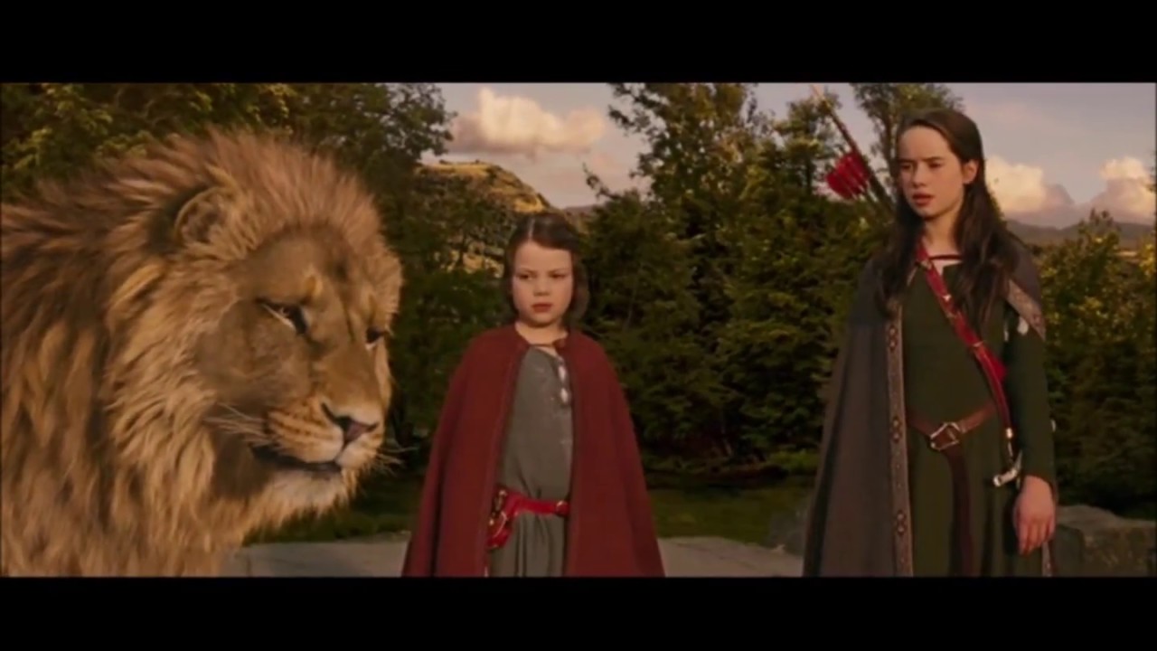 chronicles of narnia::Narnia aslan arives at the stone table and dies on  Make a GIF
