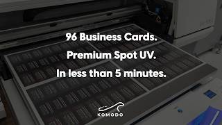 PDS | Komodo UV9060: SpotUV Speed Test