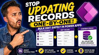Update Multiple Records at Once WITHOUT Breaking your Data (Power Apps)