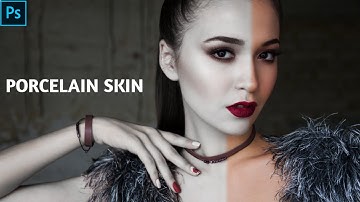 How to Create Porcelain Skin Effect In Photoshop || 1 Minute Tutorial