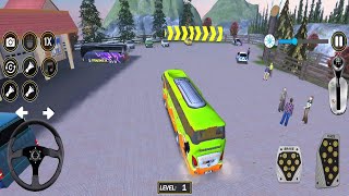 Real Bus Driving in Mountains 😱 | Mountain Bus Simulator 3D Gameplay Part 1  screenshot 3