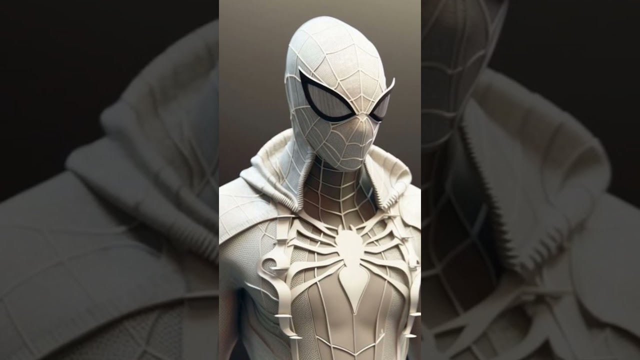 the white spider 😱😱 