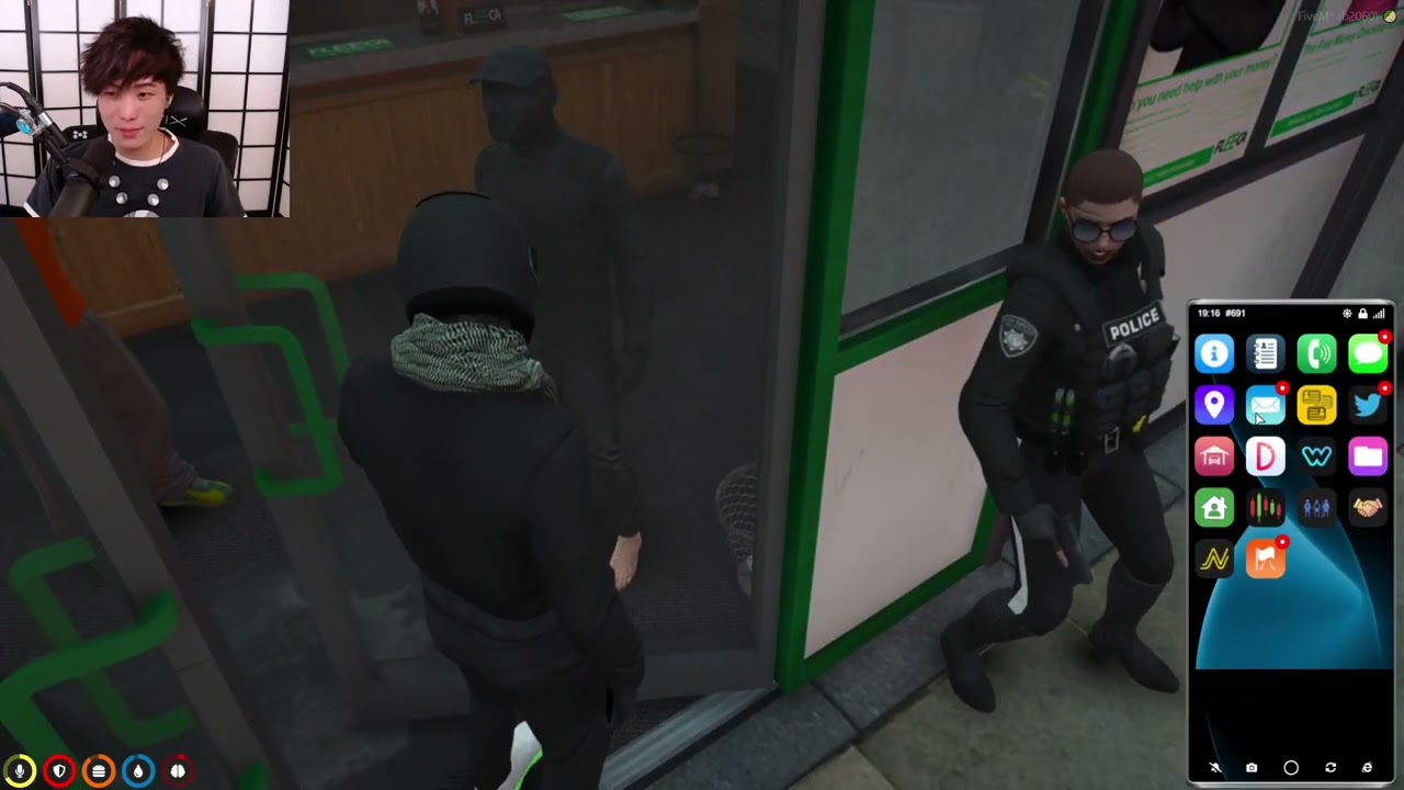 Yuno's 44th BANK ROBBERY 🔙 BACK TO BACK BANKS ON PAROLE [NoPixel GTA] (MV)