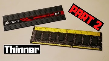Super EASY RAM Heatsink Removal Part 2 Using Paint Thinner :D (feat. Corsair Dominator GT)