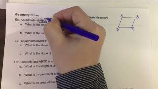 Day 8.2 - Proving Quadrilateral Characteristics