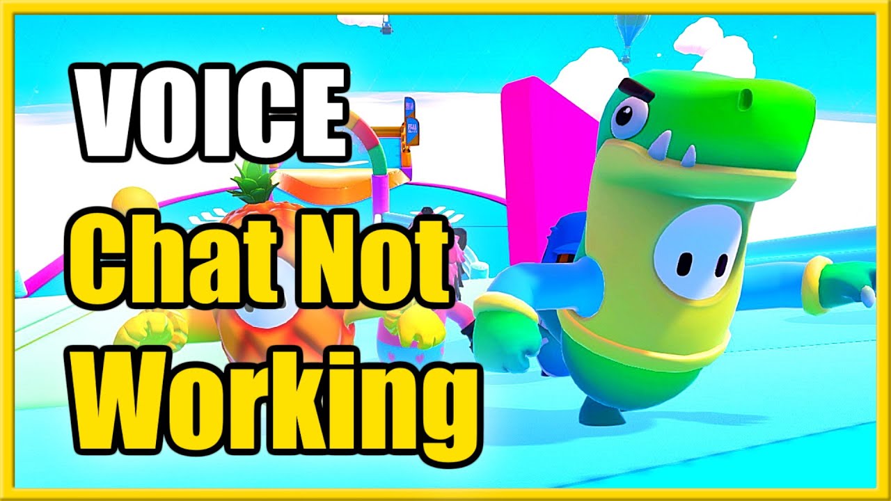 How to FIX Fall Guys Voice Chat is Not Working (Enable Easy) YouTube