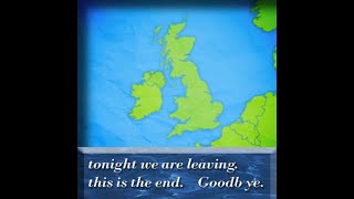 tonight we are leaving. this is the end.