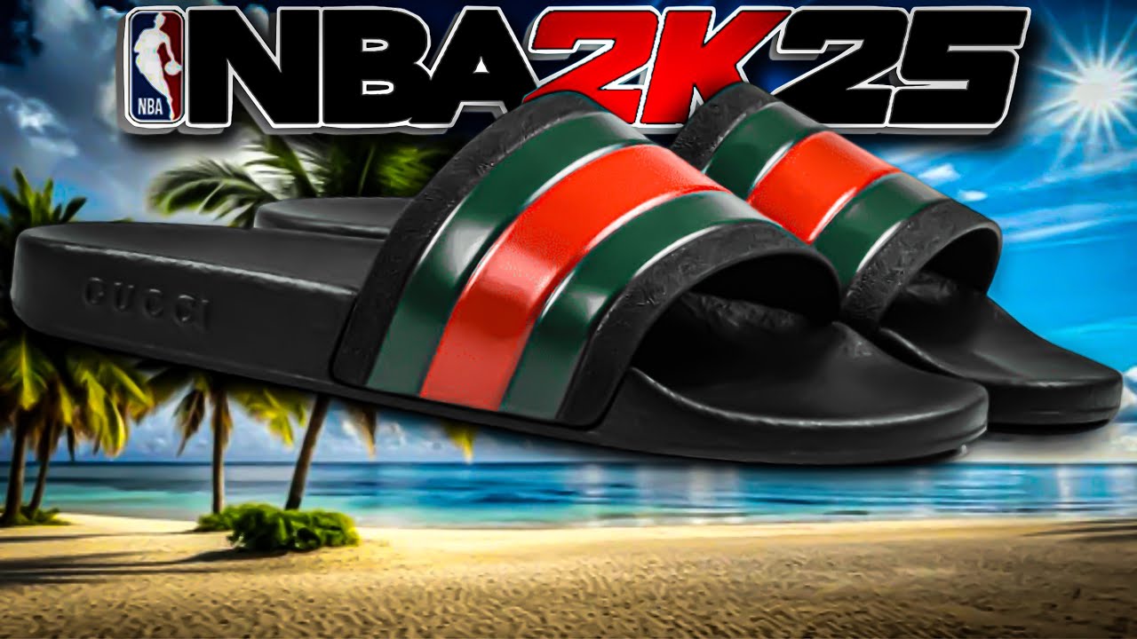 HOW TO MAKE GUCCI FLIP FLOPS IN NBA 2K25 SHOE CREATOR