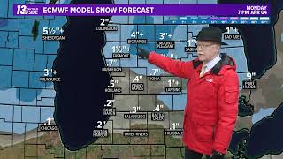 6 pm Weather Forecast - Grand Rapids, MI - Friday, April 1, 2022