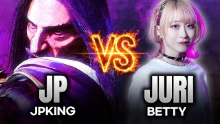 SF6 | JPKing (JP) vs Betty (Juri) Custom Match FT3 | Street