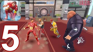 Iron Hero 2 - Gameplay Walkthrough Part 5 - Level 45 to 54 (iOS, Android)