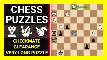 Chess Puzzles to Practice. Themes: Checkmate, Clearance, Very long puzzle. Learn Chess