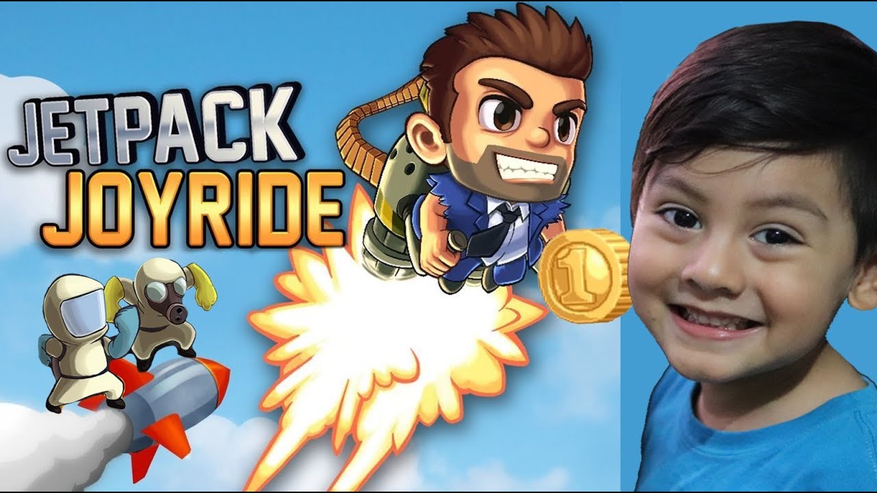 Jogo da mochila a jato de bolhas de sabão, corrida infinita com obstáculos,  Jetpack Joyride, joguinh 