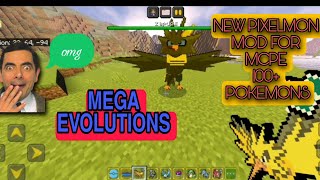 MINECRAFT REAL PIXELMON MOD FOR MCPE| WITH MEGA EVOLUTION AND COMBAT SYSTEM screenshot 4