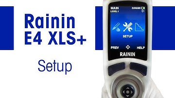 Electronic Pipette | Rainin E4 | Setup Mode