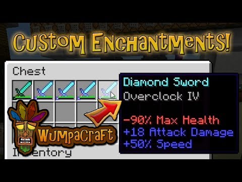 Custom/Fake Enchantments in Vanilla Minecraft!