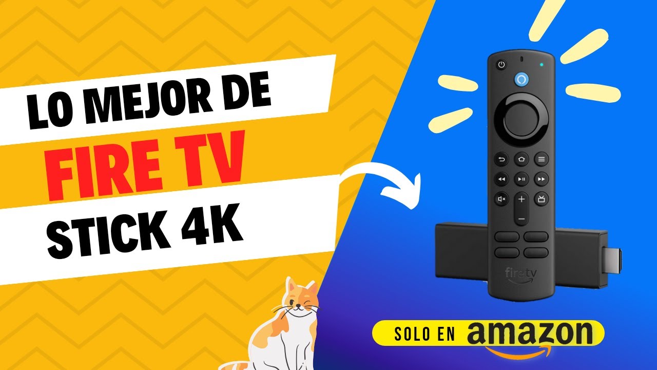 Amazon Fire TV Stick 4k con control remoto por voz alexa - YouTube