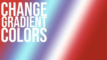 Change Gradient Colors In Photoshop Tutorial How To Basics | CC 2023 2022 2021 2020 etc