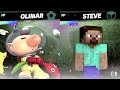 Super Smash Bros Ultimate Amiibo Fights – Request #25642 Olimar vs Steve