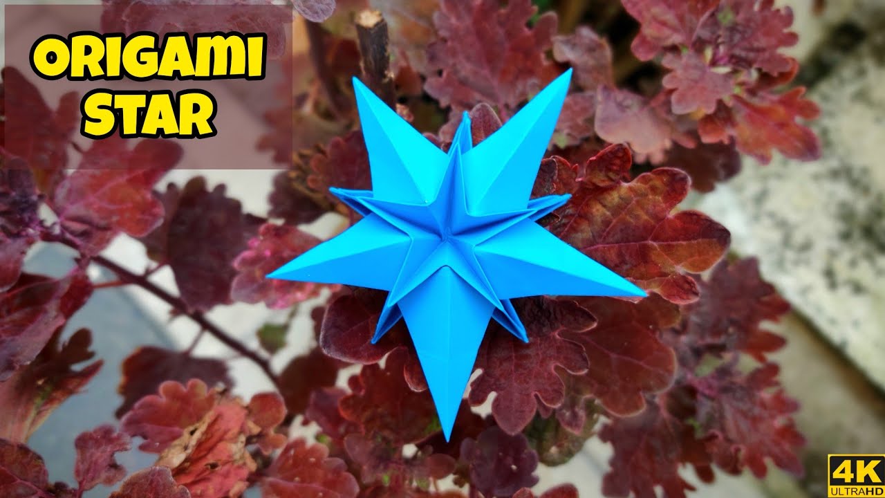 DIY Holiday Ornament - Origami Star — ART CAMP