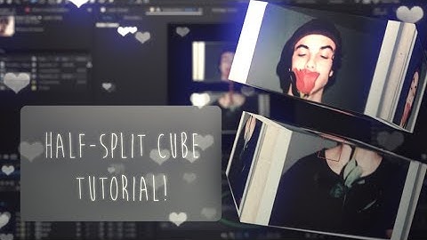 HALF-SPLIT CUBE || AFTER EFFECTS #28