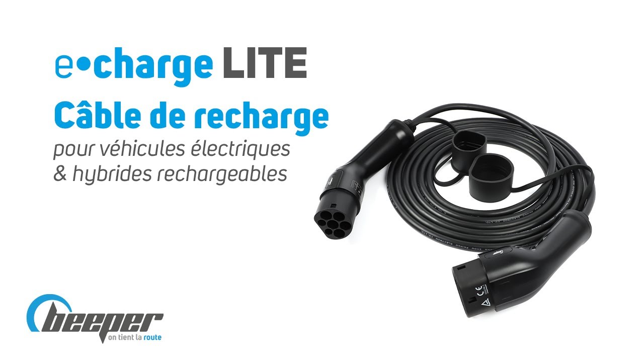 Câble de Charge Voiture Électrique Type 2 - 5 mètres - Pratique & Rapide